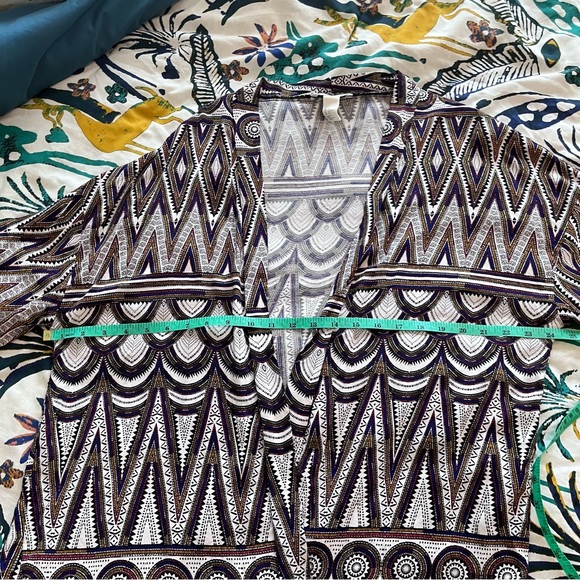 H&M kimono, tribal print, oversized, size S - Picture 4 of 9